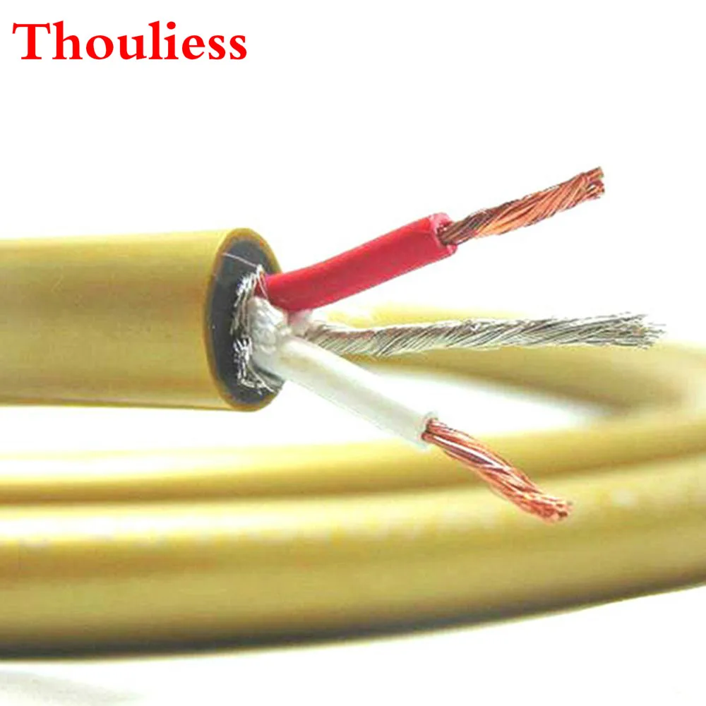 Thouliess HIFI Cardas HEXLINK GOLDEN 5C Grade Fever HI-END Audio Cable RCA Interconnector Cable