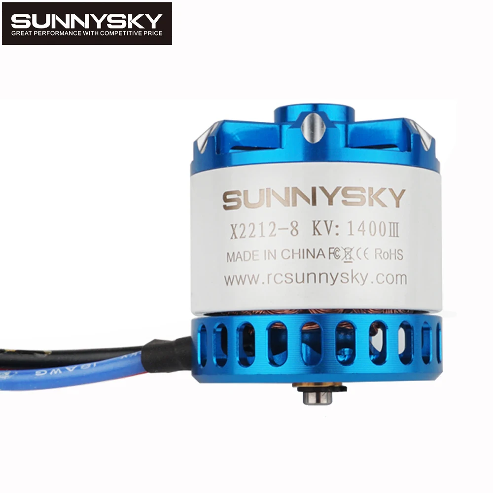 Sunnysky X2212III 980KV KV1250 KV1400 3-4S Brushless Motor For RC Multi-rotor Aircraft Aerobatic Quadcopter Training Airplane