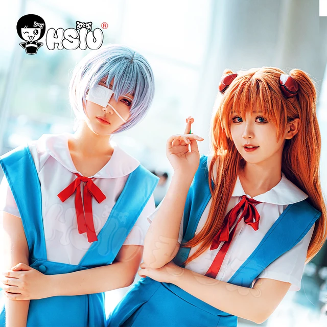 綾波レイコスプレ服アスカコスプレ服アニメevaコスプレ秀衣装学校制服 - AliExpress