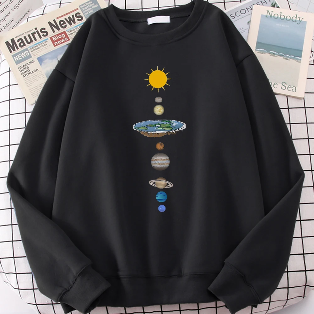 News Unisex Hoodie Pria Space Plat Earth Film Musim Semi Mens Sweatshirt Pakaian Olahraga Sweter Hangat Pria Pullover Streetwear