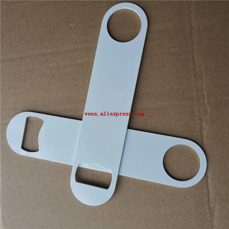 sublimation blank metal  white Bottle opener function consumables hot transfer printing metal blank material 10pieces/lot