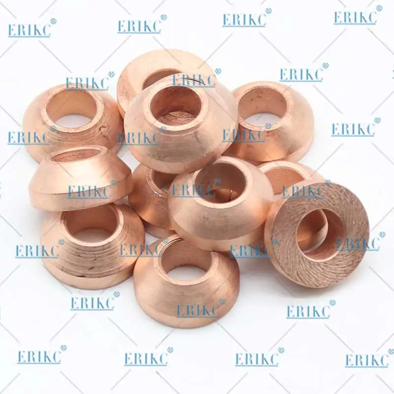 5PCS Tapered Copper Washer 8mm E1022026 CR Diesel Fuel Injector Nozzle Washer, Injection Nozzle Heat Shield for Denso Sprayers