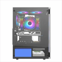 High quality computer desktop gaming pc E5-2660 LED 16GB HDD SSD GTX 1060 6GB GPU VGA desktop computer