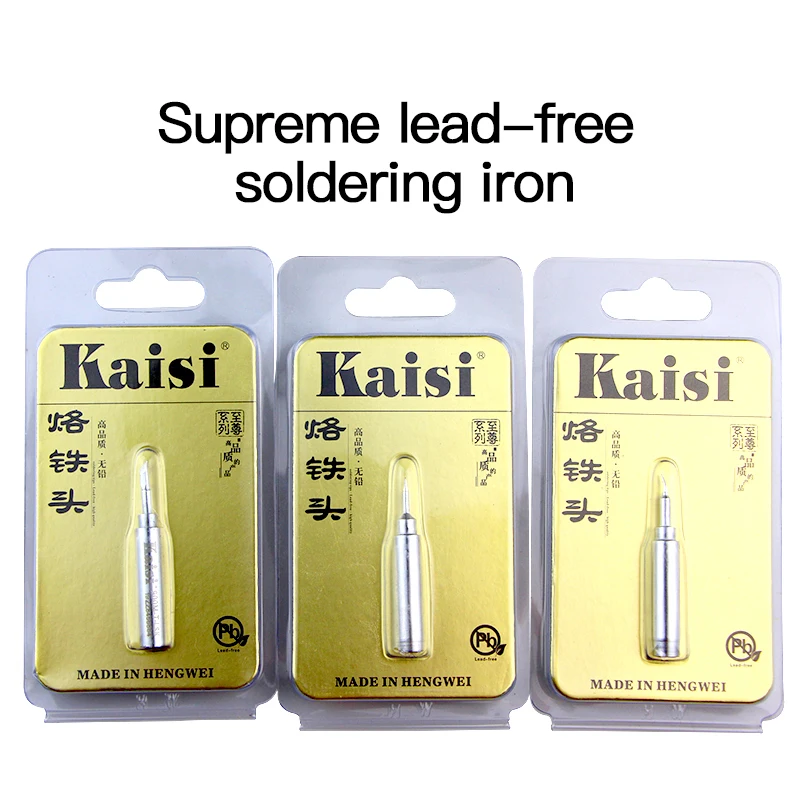 Kaisi 900M-T soldering Iron tips high quality Lead-Free Solder Tips Welding Head for 936 937 Solder Station Welding tools