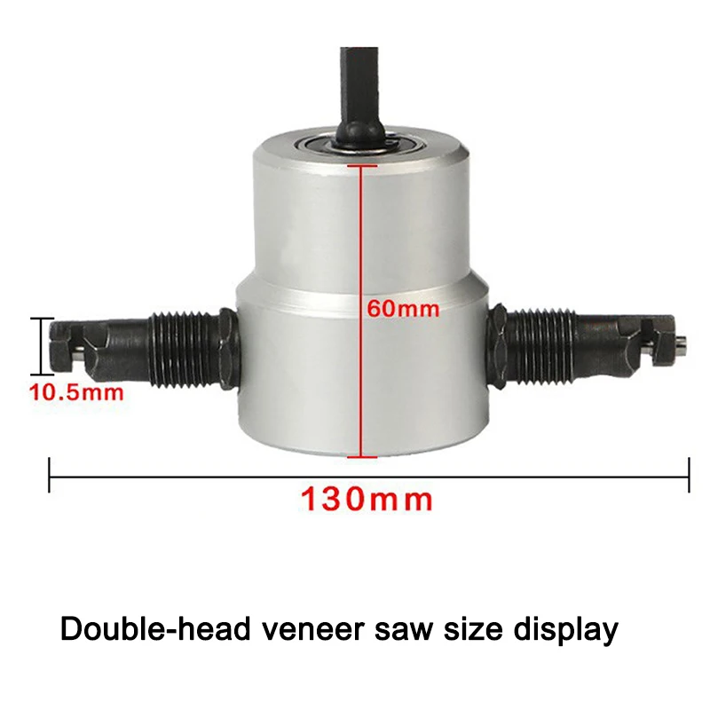 Double Headed Sheet Metal Punching Scissors Rack Electric Drill Accessories Metal Half-tooth Cutting Machine Iron Cutting Tool