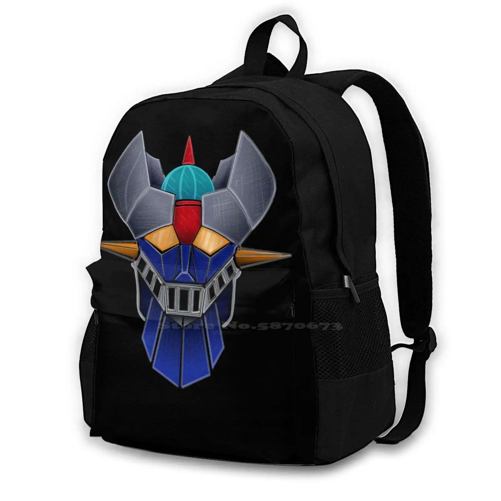 Z Grendizer Goldorak Backpack For Student School Laptop Travel Bag Z Grendizer Goldorak Ufo Robot Ufo Robot Grendizer