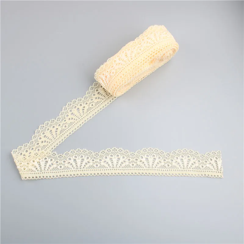 High Quality 5 Yards/lot Lace Ribbon Tape 40mm Lace Trim Underwear Dress DIY Clothing Accessories