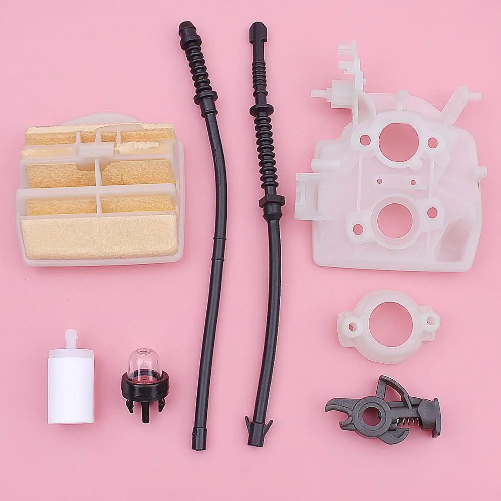 Base do Filtro de ar de Retorno de Combustível Flange Linha De Controle Kit Para Husqvarna 445 450 445E 450E Peças de Motosserra 577535101 544080803