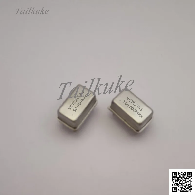 Oscilador de cristal compensado, temperatura controlada por tensão ativa plug-in, vctcxo, 25mhz, 50mhz, 100mhz, 32.768mhz