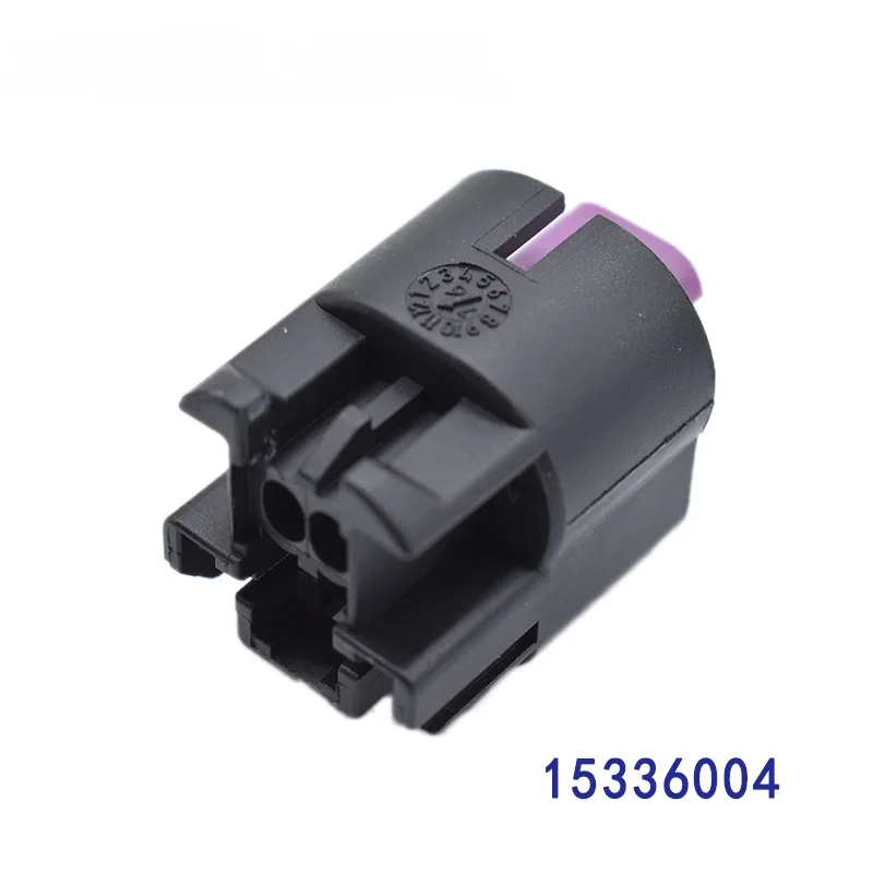 50/100Sets Black 2 pin waterproof auto connector plug female 15336004 adapter valve plug Connector