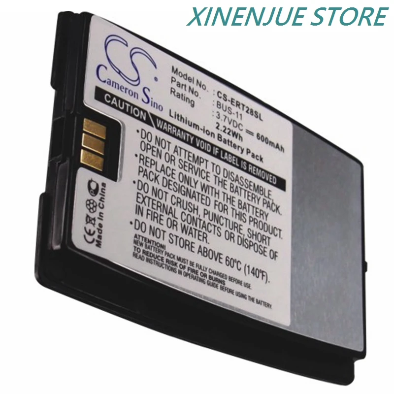 Cameron Sino Battery 3.7V/600mAh BHC-10,BSL-10,BUS-11 for Sony Ericsson R320,R520,T28,T28z,T29,T36,T39,T39M