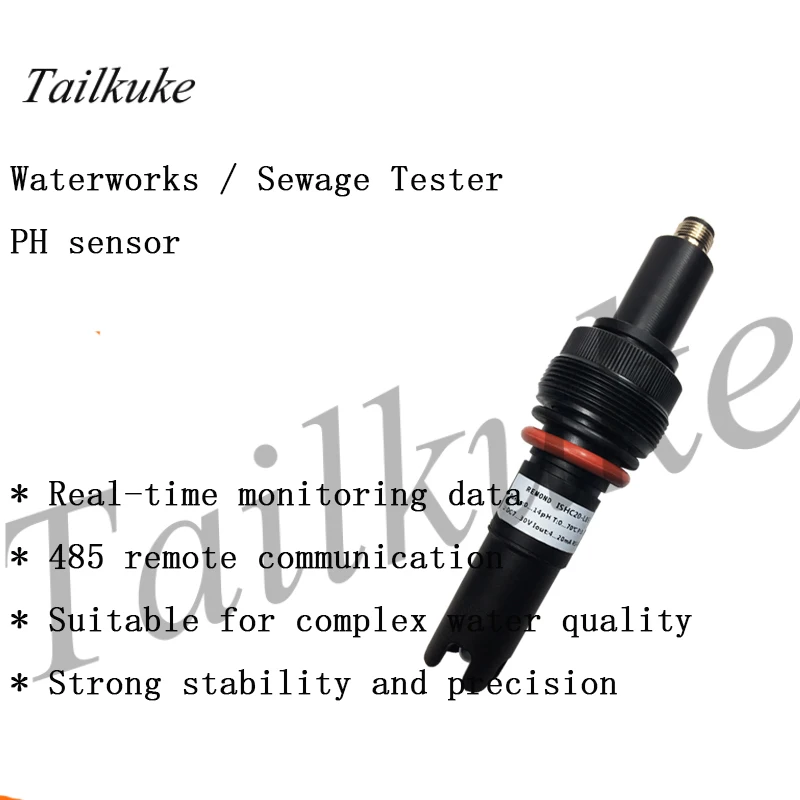 Industrial Online Digital PH Electrode Acidity Meter PH Detector 485 and 4-20mA Output