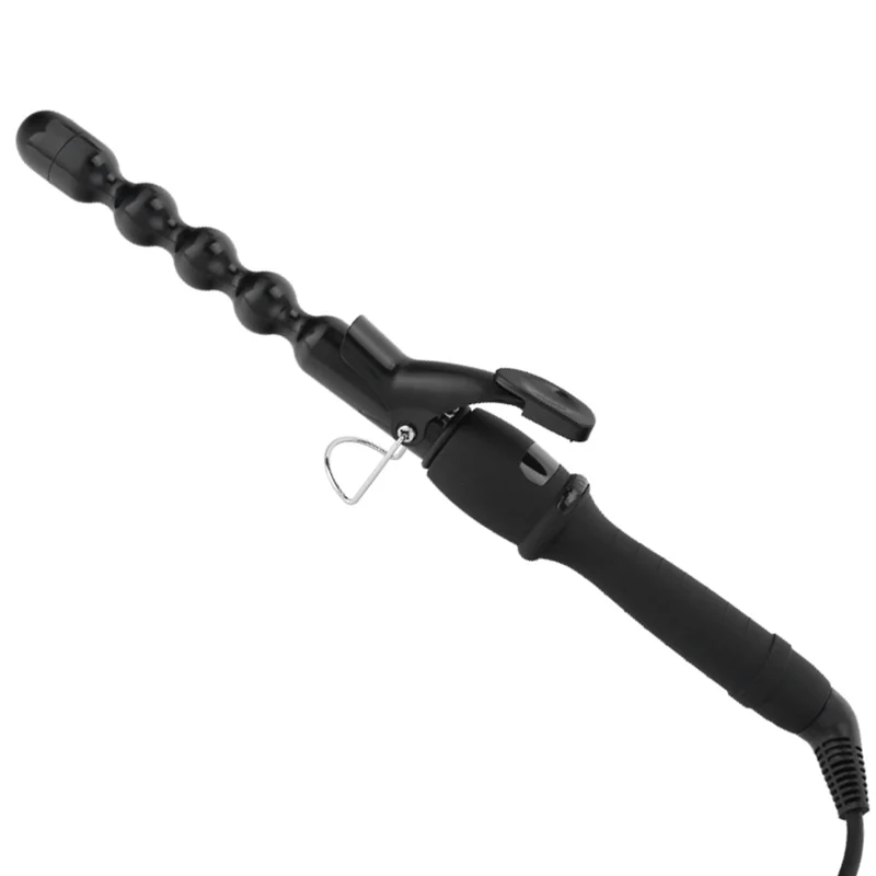 

Ceramic Spiral Curling Iron Gourd Curling Wand Deep Curly Hair Styler Curls Magic Hair Curlers Bead Wave Machine LED Display