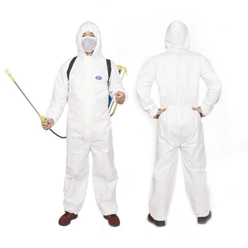 Protective clothing Siamese body with cap Antistatic isolation clothing Anti-fog Anti-pollution Dust-free workshop clothes