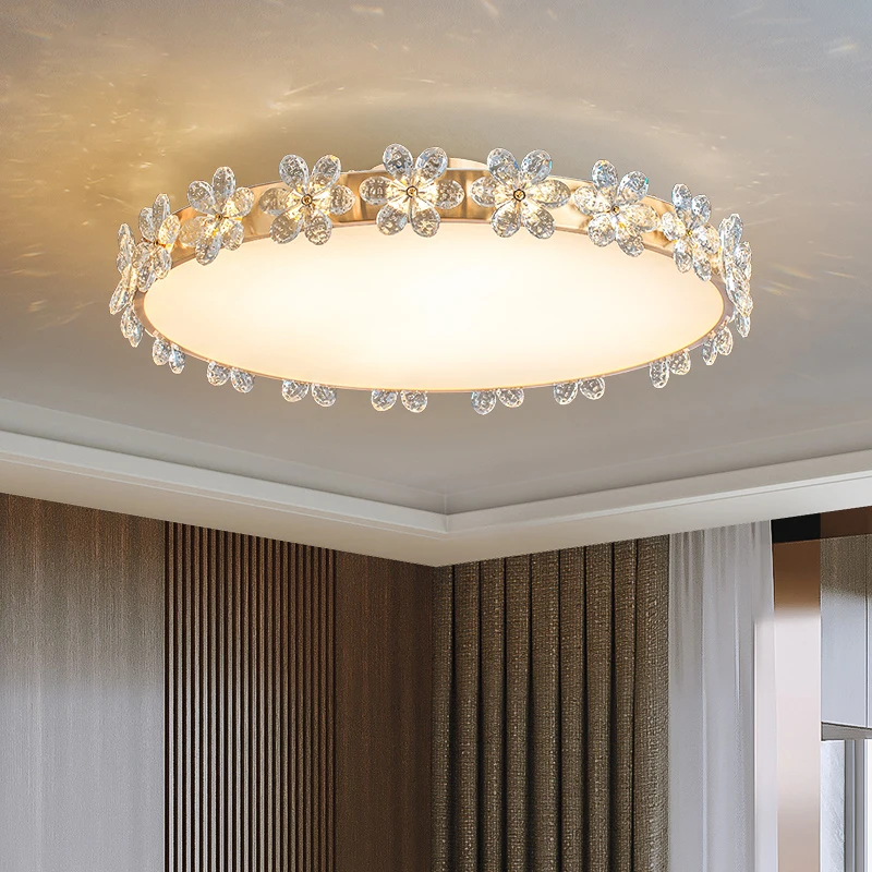 Crystal ceiling lamp chandelier ceiling modern chandeliers for living room 2021 ceiling light aipaite