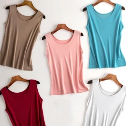 50% Pure Silk Tank top undershirt women sleeveless top shirt vest camisoles summer bottoming mujer