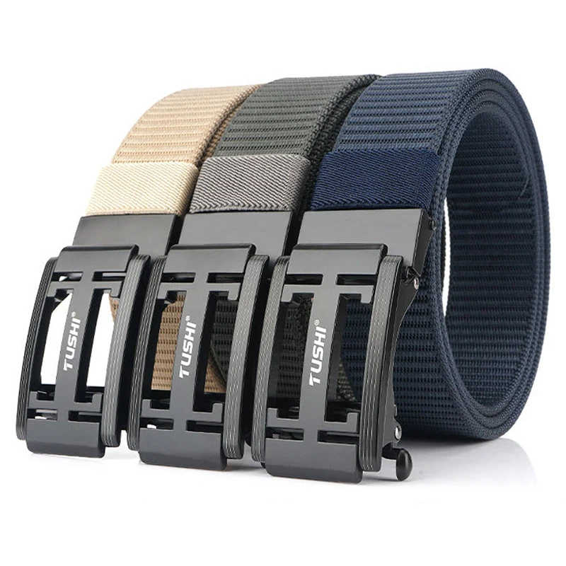 MEDYLA Tactical Belt Men's Outdoor Leisure Belt Nylon Military Army belt Outdoor Metal Buckle Training Hunting Belt BLL041