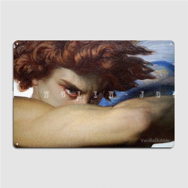 Fallen Angel By Alexandre Cabanel Metal Plaque Poster Wall Cave Party Create Wall Decor Tin Sign Poster