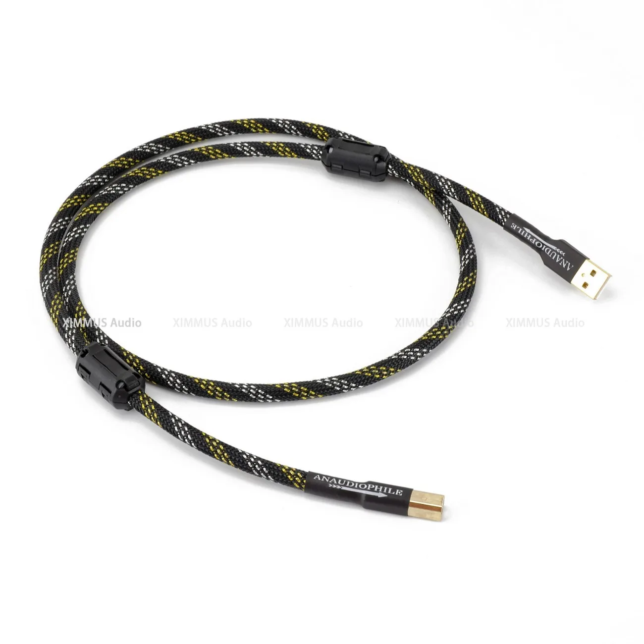 XIMMUS HiFi USB Cable 4N OFC USB Type A To B Data Audio Cable DAC PC