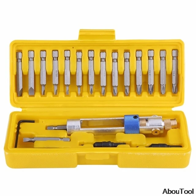 Imagem -04 - Hss Drill Bit Grupo Bits Chave de Fenda Flip Drive Countersink Bits Espera Dupla Meia Broca 20 Pcs