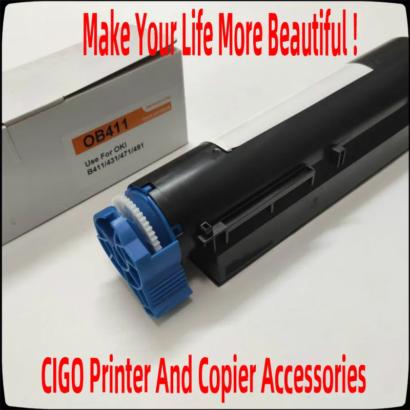 para Okidata B412 B432 B412dn B432dn Cartucho de Toner de Impressora para Oki 412 432 Cartucho de Recarga 3k 7k Deixe Seu Código de Cartucho