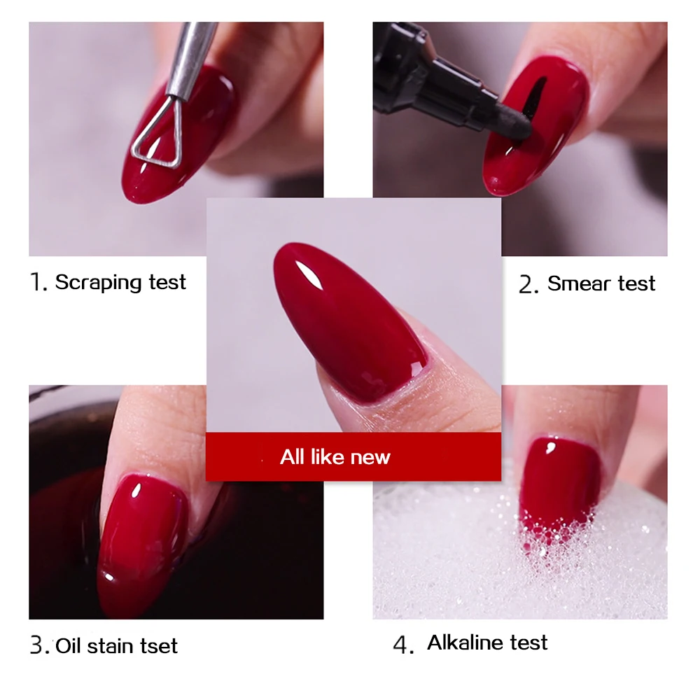 Vendeeni – vernis à ongles en cristal pour renforcer les ongles, couche supérieure, longue durée, haute lumière, Nail Art, Primer, empêche l'encrissage, Gel UV