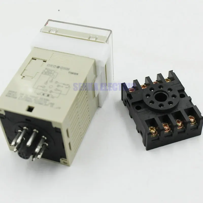 DH48S-1Z 0.01S-99H99M Time Relay 220V/110V/380V/24V/12V 8 Pin Digital Delay Timer