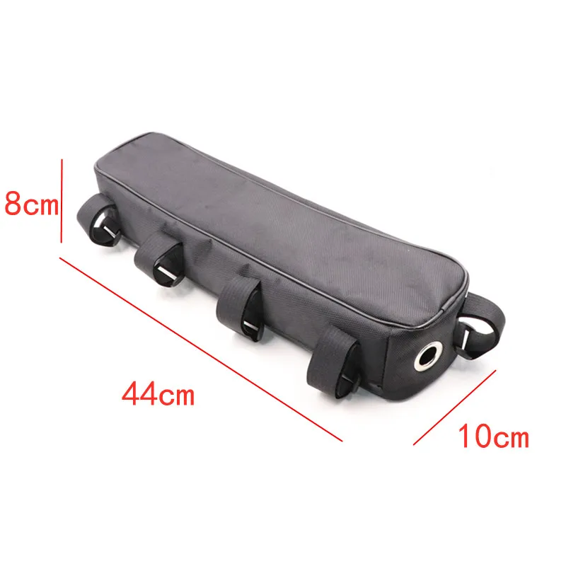 Bicycle Bike Tube Frame Bag Battery Controller Bike Bag Battery Li-ion Tool Box Storage Hang Waterproof for MTB Bike 44x10x8cm