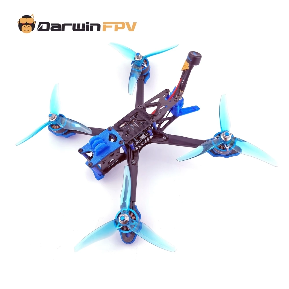 DarwinFPV darwin240 FPV Drone Johnny 5 quadricotteri 240mm 5 pollici F4 OSD 50A BLHeli_S Dshot600 800mW 1500TVL