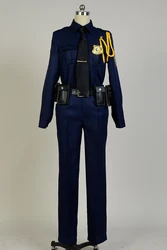 Officer rabbit Animation role play costume cosplay Judy police uniform stage costume