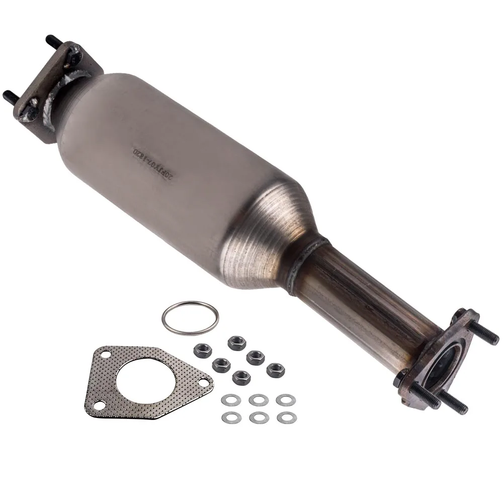 Exhaust Catalytic Converter with Screw Fit for Honda Accord 2.4L 2003 -2007 Aluminized Steel 3-bolt welded flange