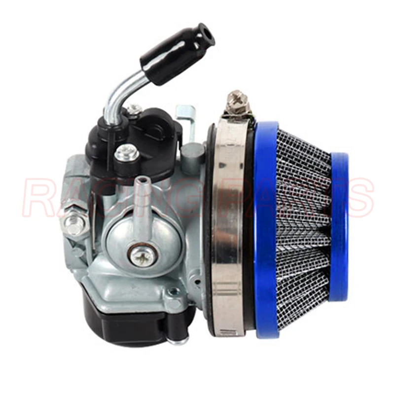 Racing Carb Carburetor 58mm Air Filter Jets For 49cc 50cc 60cc 66cc 80cc 2 Stroke Engine Gas Motorized Bicycle Push Bike