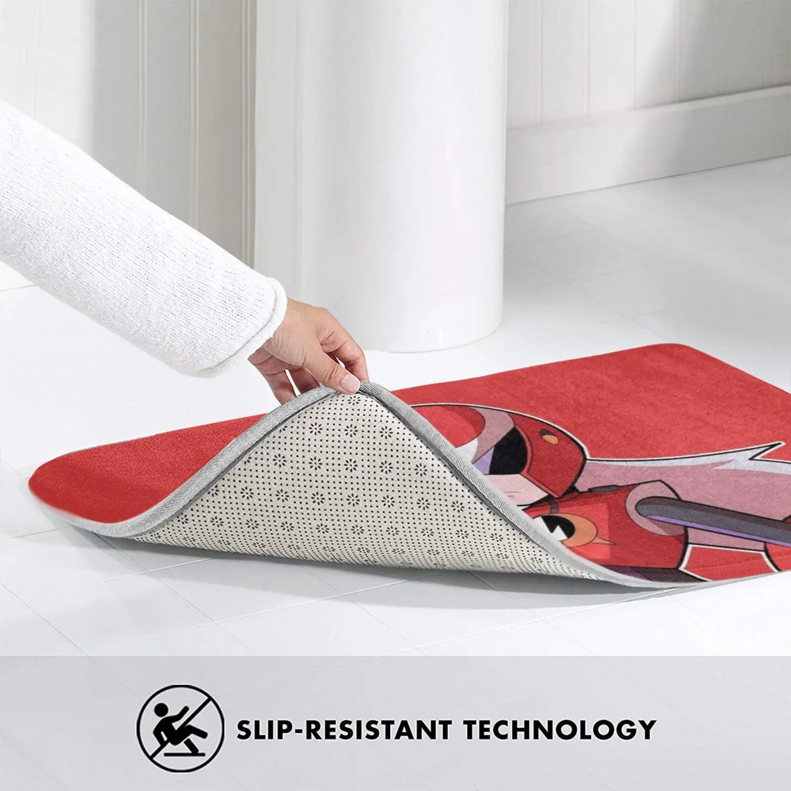 سجادة صغيرة Protoman Exe سجادة وسادة ناعمة غير قابلة للانزلاق Megaman Protoman Blues Mmbn Kawaii ألعاب الفيديو لعبة الفن معركة الأطفال #6