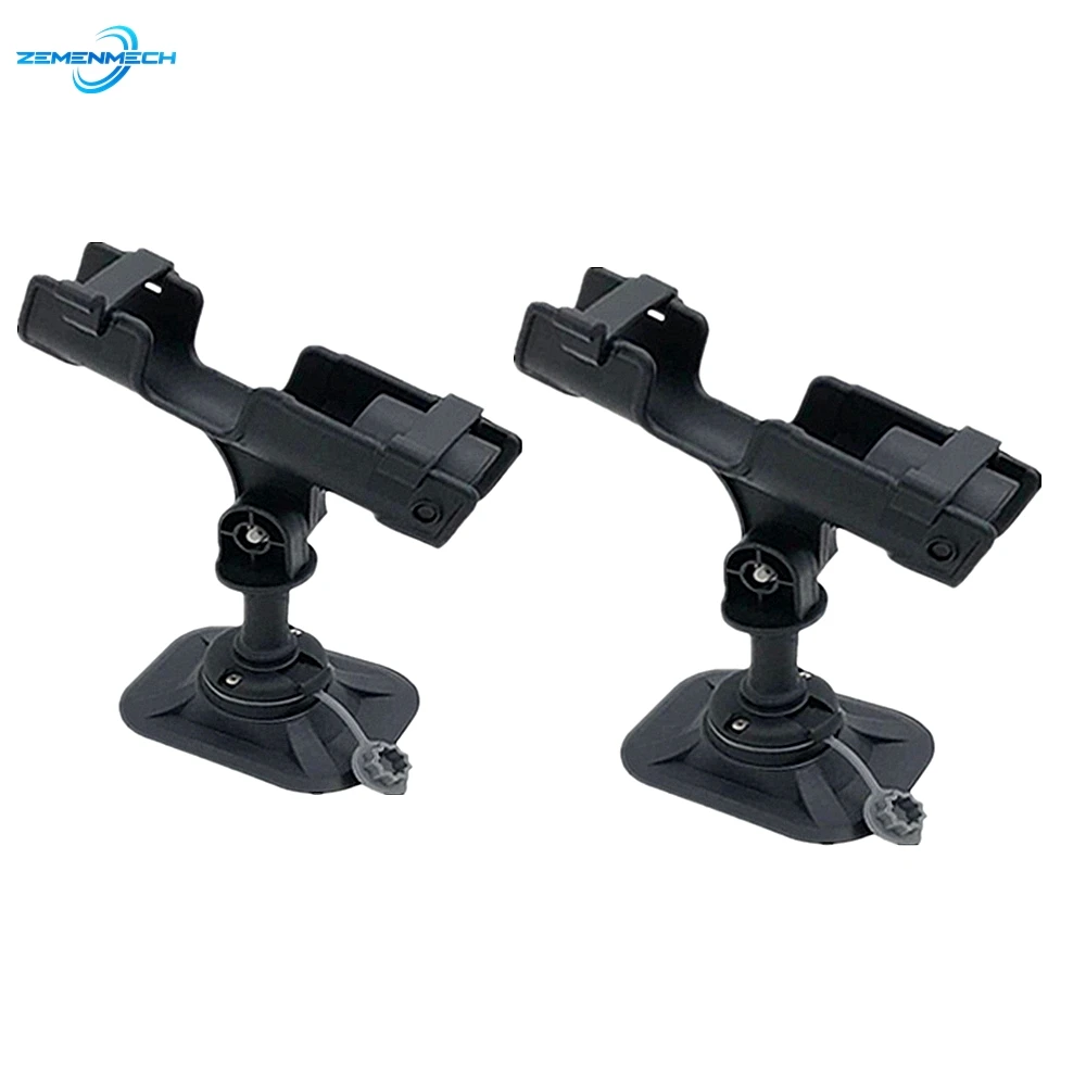 2PCS Fishing Rod Pole Holder Rack Rest Adjustable Removable Can Glue To Kayak Boat Support Stand For Fishing Rod Rack Sonar Boat