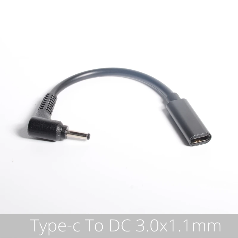 Cable de carga USB tipo C para ordenador portátil, convertidor de adaptador de corriente de 3,0X1,1mm para Samsung, Acer, Asus, Dc, Notebook