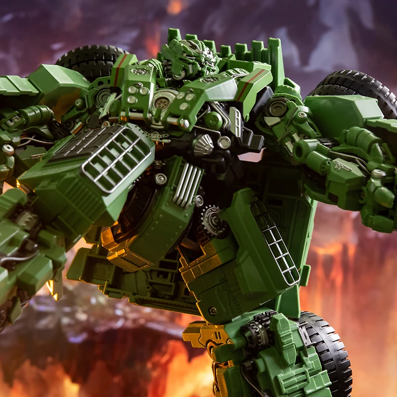 Figura de acción de gran tamaño, Robot de juguete, transformable, Devastator, MT-03, MT03, película de aleación rugiente, Bonecrusher, Devastator, Bulldozer