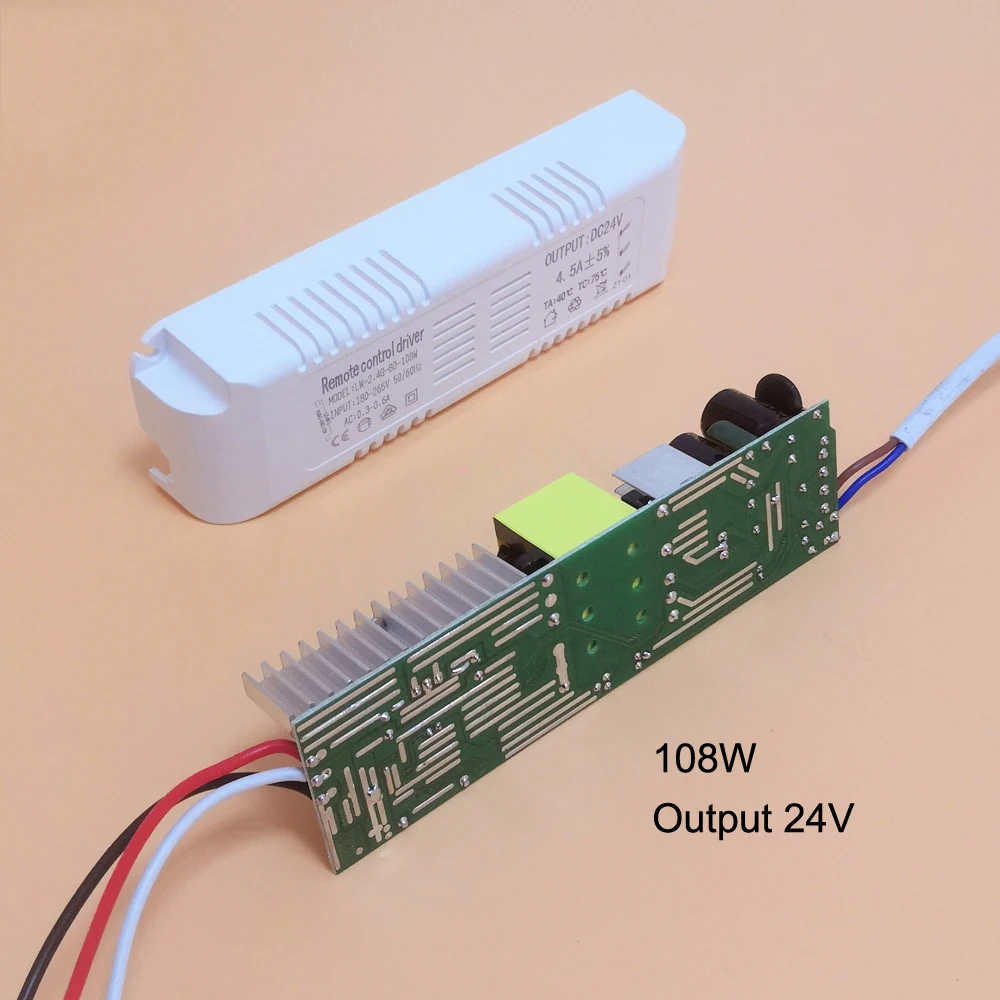 24V Remote control driver 2.4G power supply be used for 24V dual colors LED strip dimming&color changing Input 220V output 24V