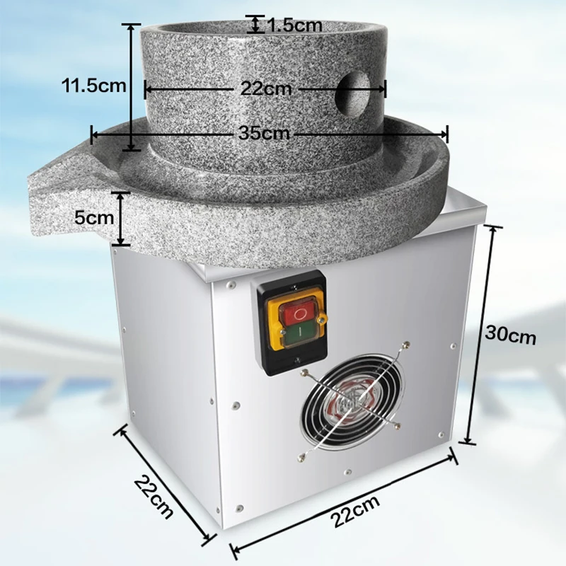 전기 소형 석재 밀 90W 가정용 소형 석재 분쇄기 쌀 우유 기계 220V 연삭 분말 참깨 페이스트 연삭 두부