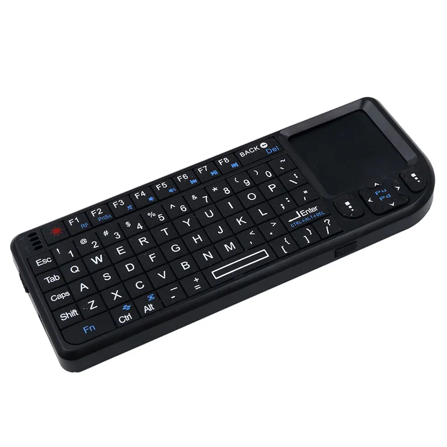 A8 3 In 1 Mini Handheld 2.4G RF Wireless Keyboard With Touchpad Mouse For PC Notebook Smart TV Box Spanish Russian English