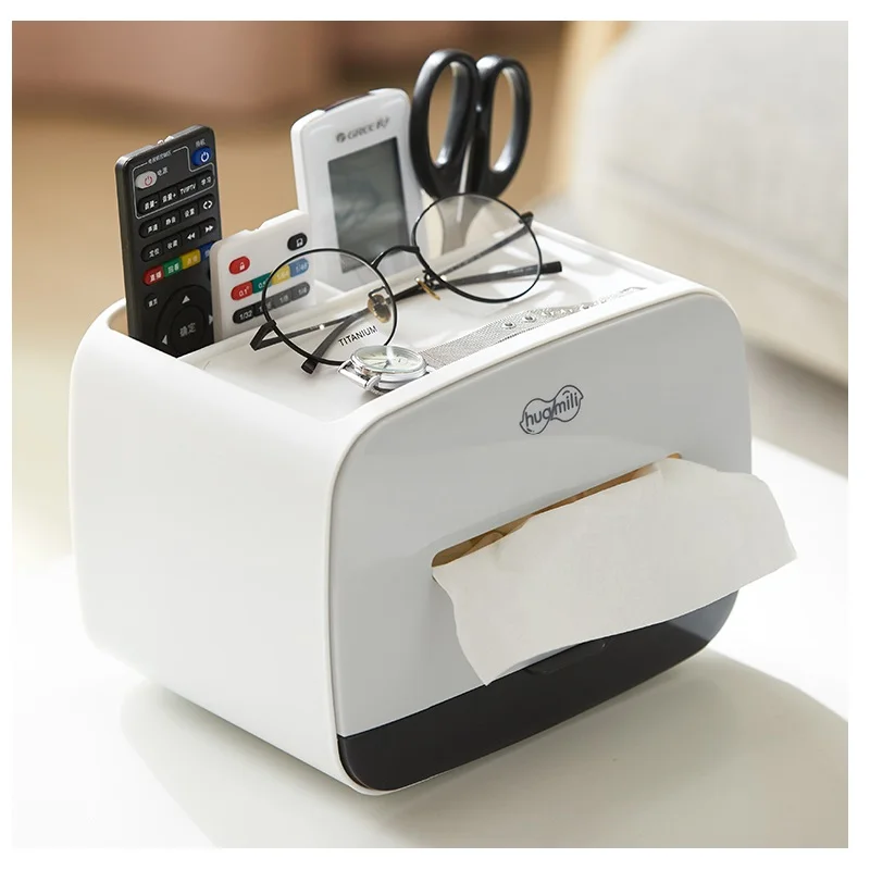 

Home Living Room Creative Cute Remote Control Napkin Multifunctional Simple Tissue Box