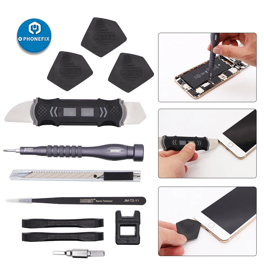JM-8173 69 in 1 Nero Classico di Precisione Set di Cacciaviti Mobile Kit di Strumenti di Riparazione Del Telefono Cacciavite Magnetico Kit per La Riparazione Iphone