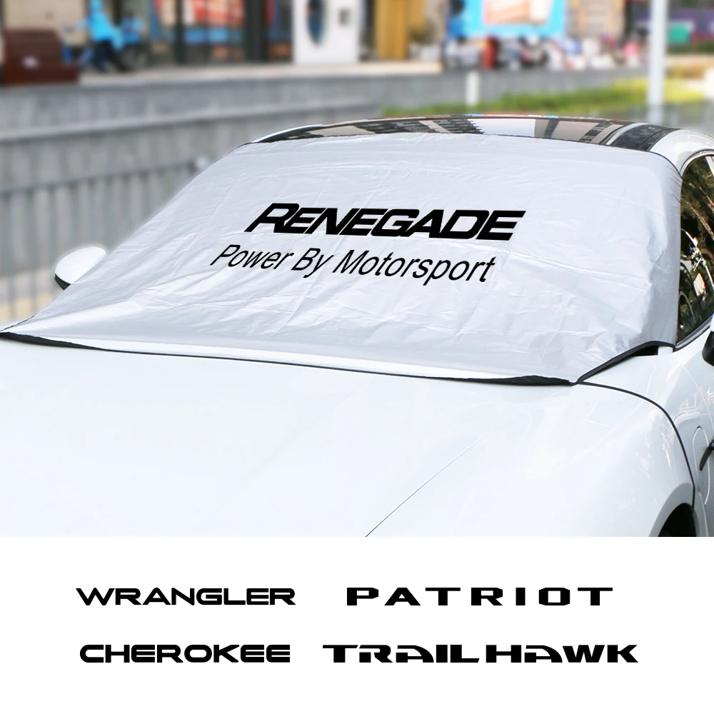 

Car Windshield Sunshade Sun Shade Cover For Jeep Cherokee Compass Patriot Renegade TrailHawk Wrangler Auto Accessories Styling