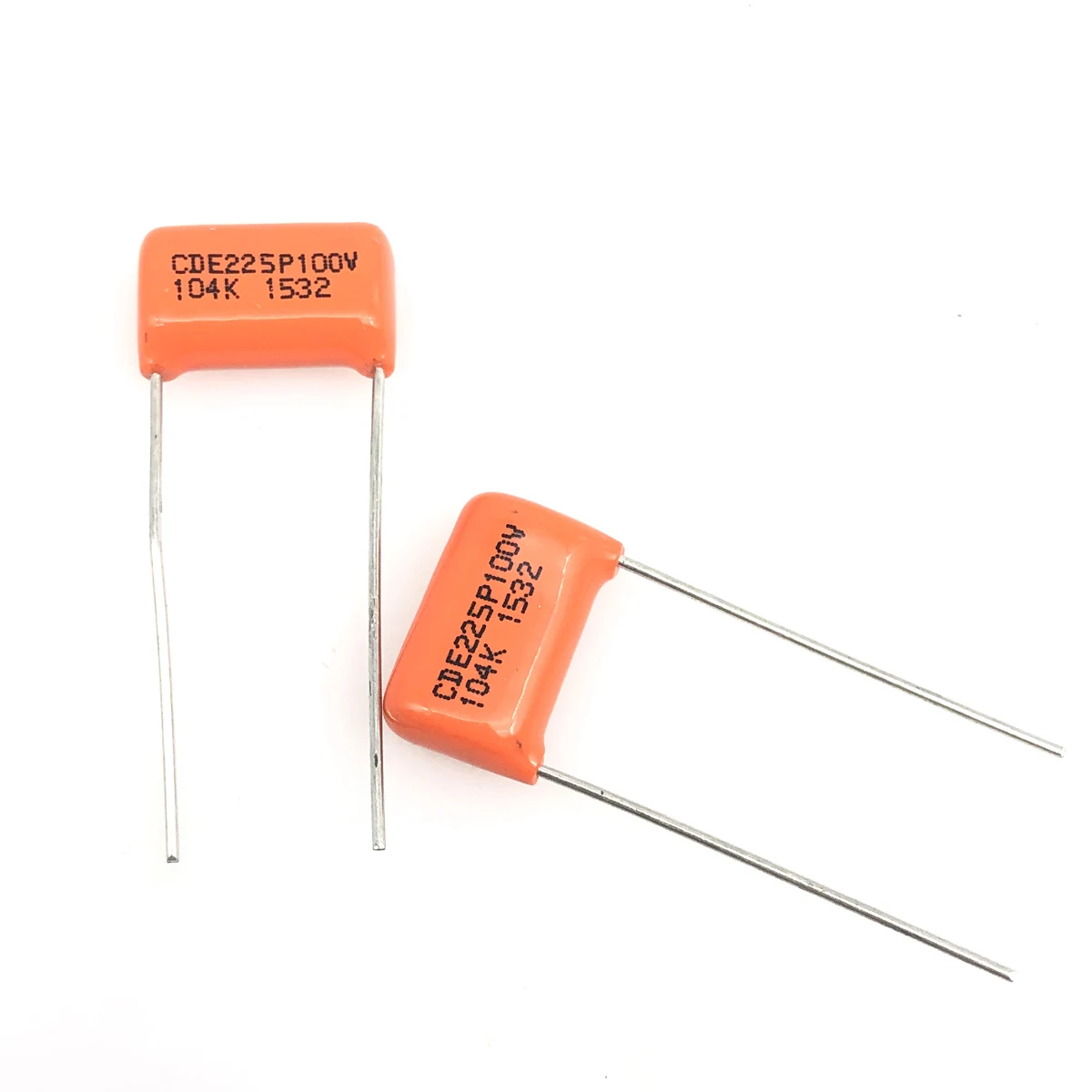 2pcs Guitar Bass Sprague 715P/225P Orange Drop Capacitors 0.1/0.015/0.022/0.047/0.068UF 100v/200v/400v/ Tone Cap