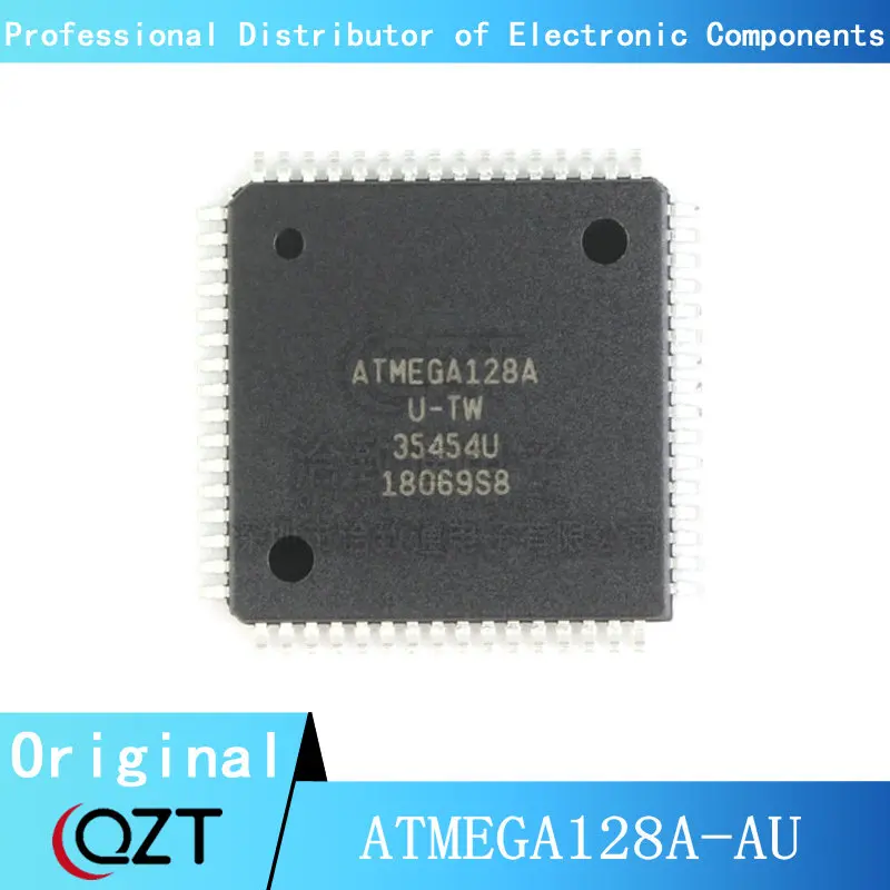 

10pcs/lot ATMEGA128A-AU QFP ATMEGA128 ATMEGA128A TQFP-64 chip New spot