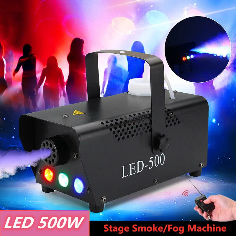 

LED Smoke Machine/Disco Colorful Wireless Remote Control Fog Machine/DJ Party Show Stage Fog Ejector/Mist Effect Fog Thrower