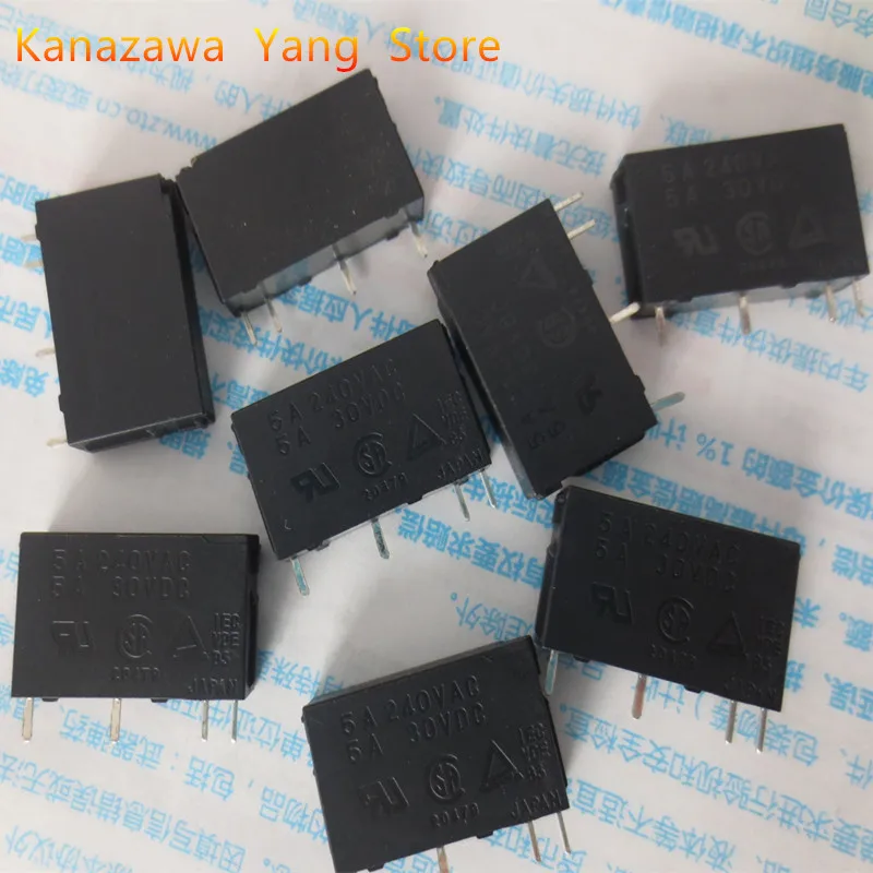 5 Pcs 10 Pcs Miniatuur Relais RB105-DE RB104-DE 5A 24VDC 4-Pin Een Set Normaal Open