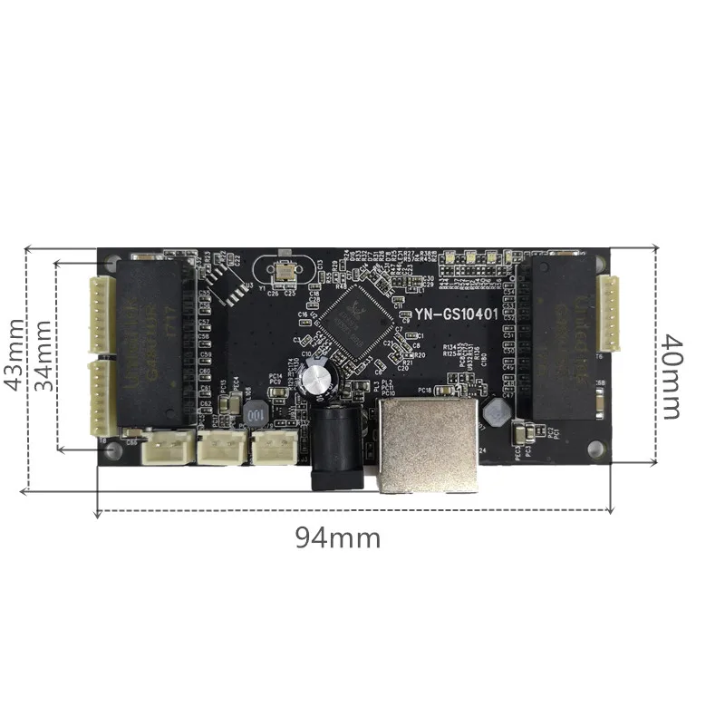 Module commutateur de réseau, Ports à détection automatique de 10/100/1000M, commutateur de réseau, commutateur gigabit 1000mbps
