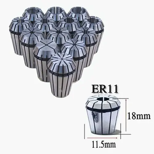 1pcs ER11 1-7MM ER spring collet chuck Accuracy 0.008mm for CNC milling tool holder Engraving machine spindle motor