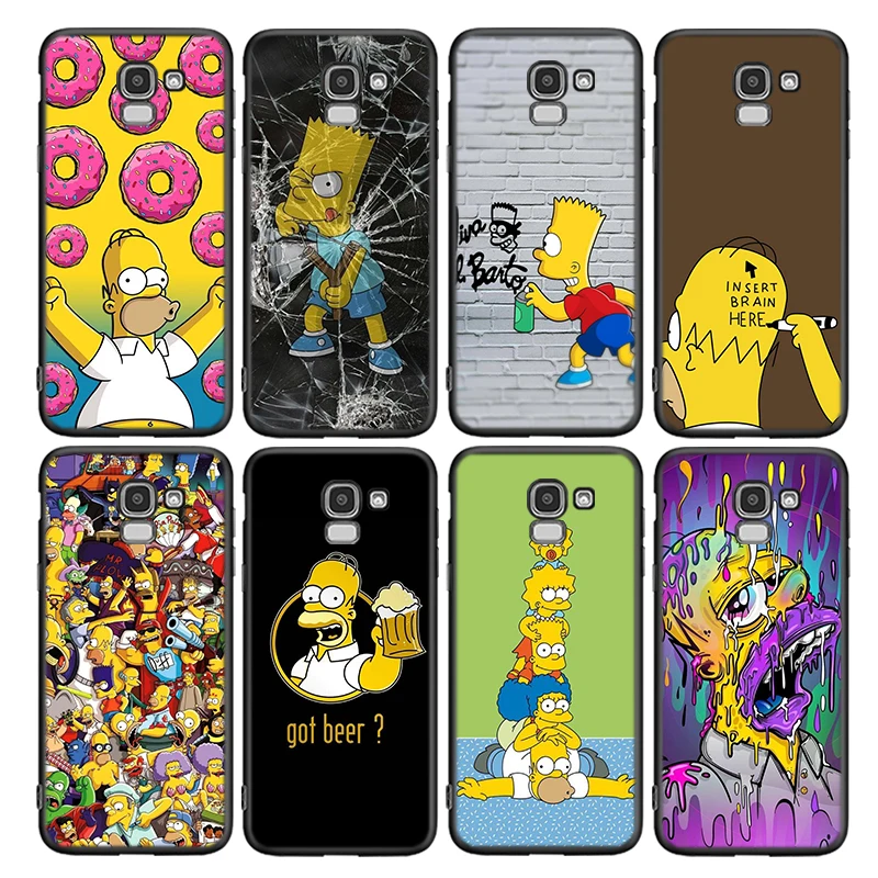 Cool The Simpsons For Samsung Galaxy J8 J7 Duo J6 J5 Prime J4 Plus J3 J2 Core 2018 2017 2016 Silicone Phone Case