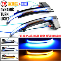 For Audi A3 8P A4 A5 B8 Q3 A6 C6 4F S6 Dynamic Blinker Mirror Light LED Turn Signal Side Indicator SQ3 A8 D3 8K